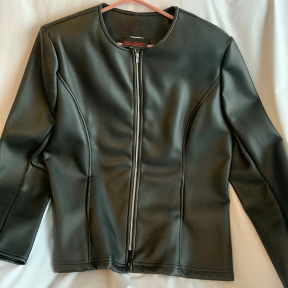 Faux leather jacket - Picture 6 of 9